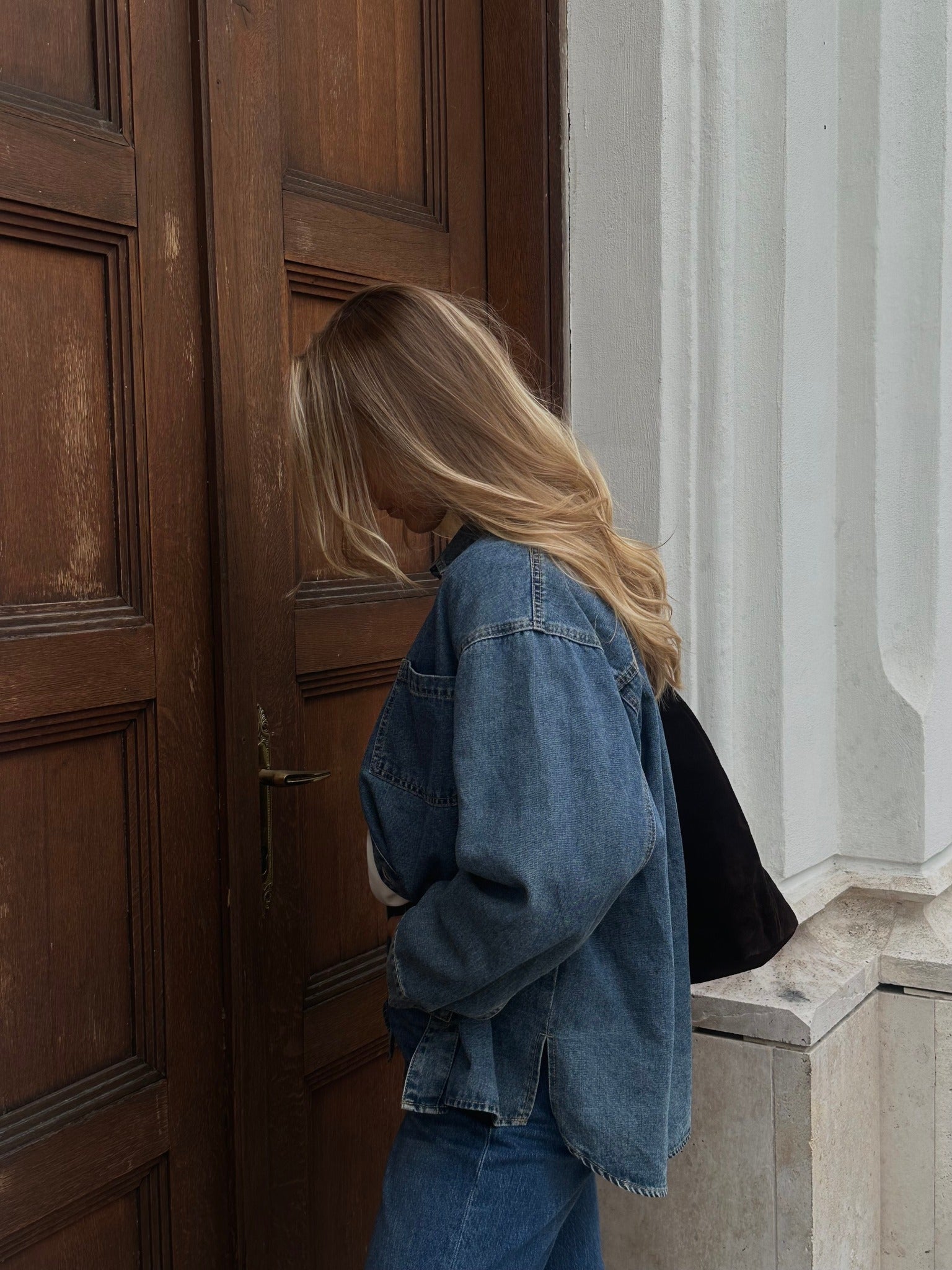 VMJENNIE Denim Shirt - Medium Blue Denim